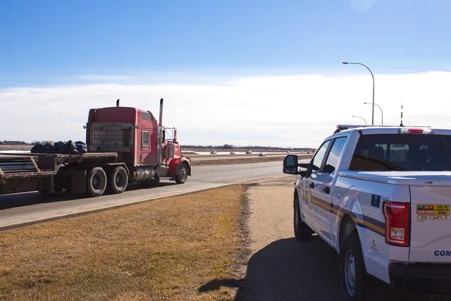 police, truck, semi, semi-truck, drive, vehicle, transport, safety, traffic, truck, truck, truck, truck, truck, semi, semi. Dumpster rental local SEO: what to fix first