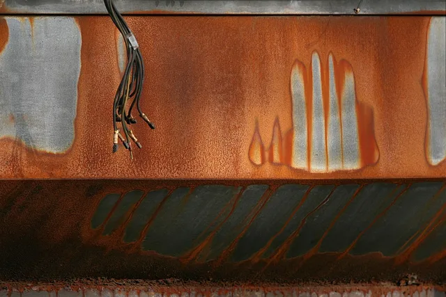rust, orange, rust-colored, cable, industry, colour, abstract, rusted. New vs used dumpster rental equipment: what to inspect