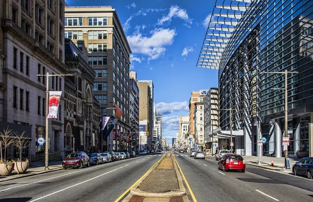 philadelphia, broad street, museum, culture, street, city, urban, philadelphia, philadelphia, philadelphia, philadelphia, philadelphia. Philadelphia dumpster rental dispatch: narrow-street sizing and routing